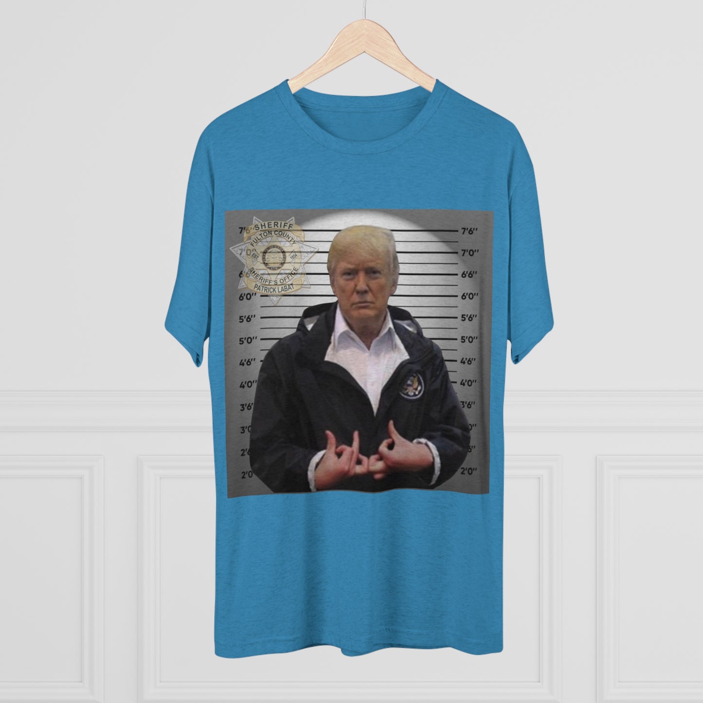 Trump is a Blood Unisex Tri-Blend Crew Tee