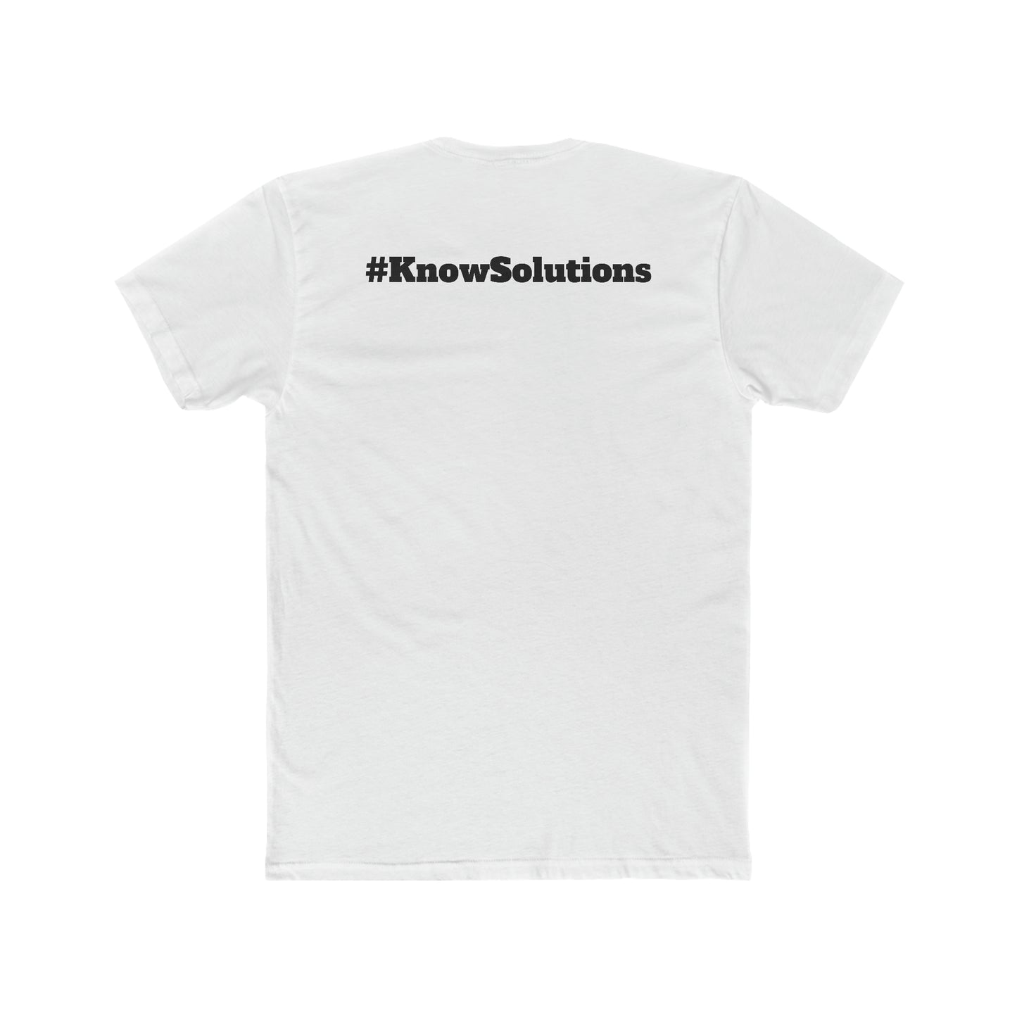 #KnowSolutions Men's Cotton Crew Tee
