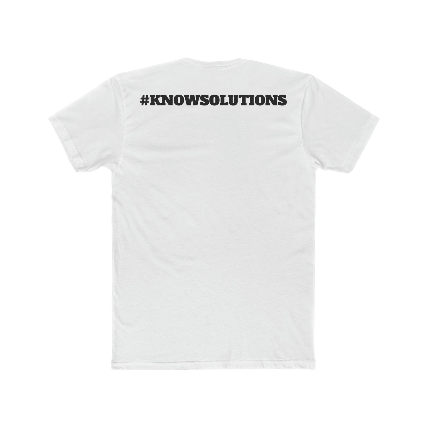 #KnowSolutions Men's Cotton Crew Tee