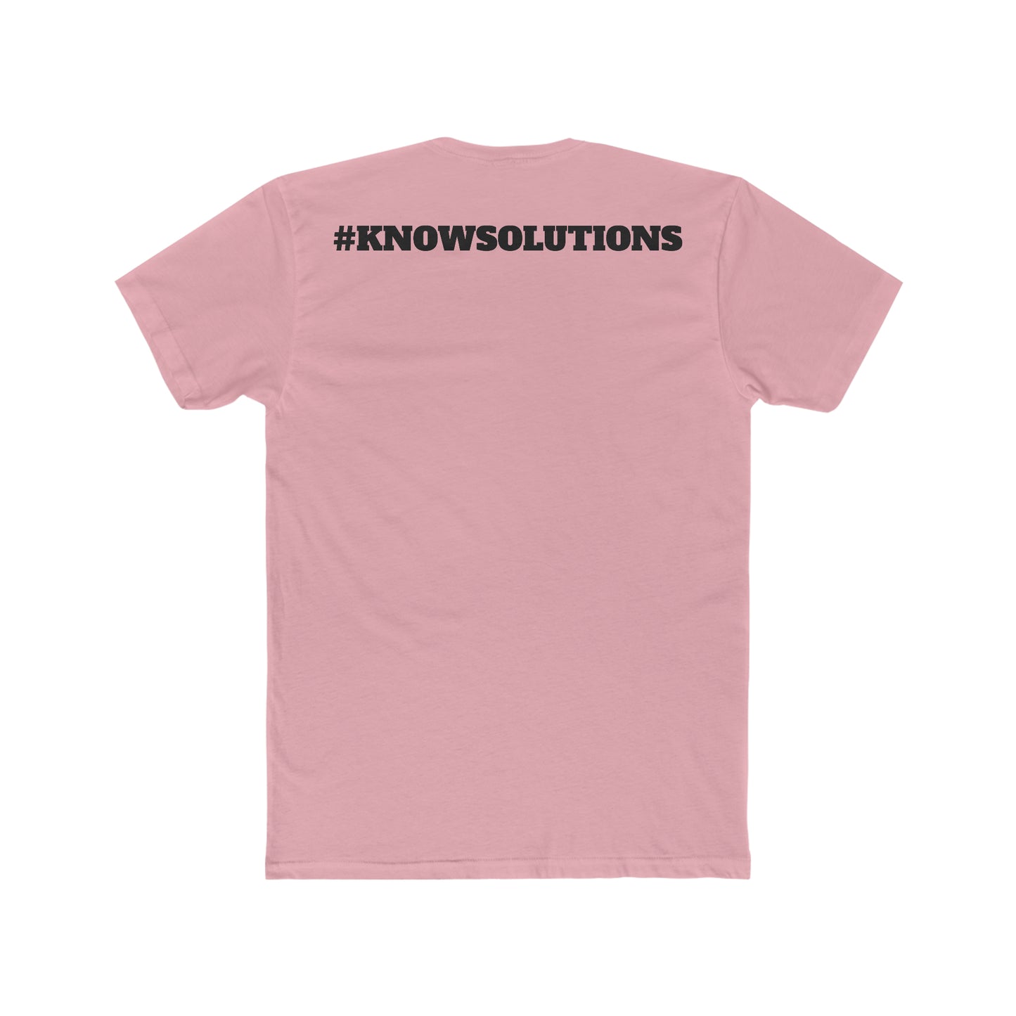 #KnowSolutions Men's Cotton Crew Tee