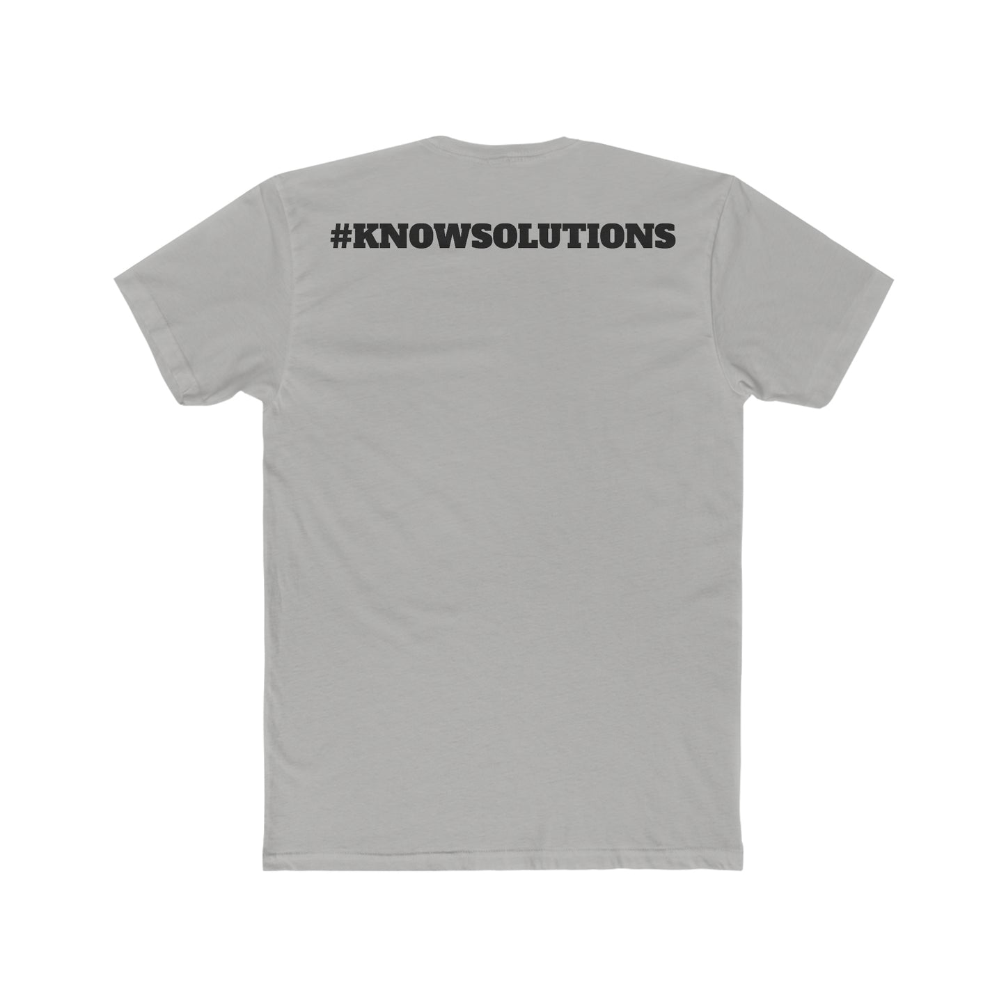 #KnowSolutions Men's Cotton Crew Tee