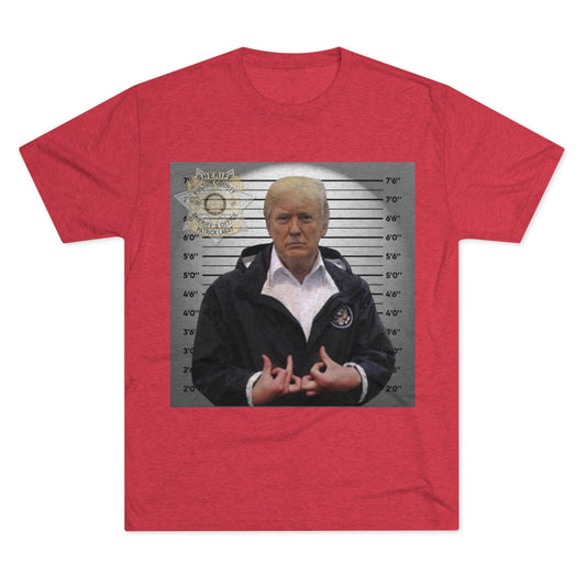 Trump is a Blood Unisex Tri-Blend Crew Tee