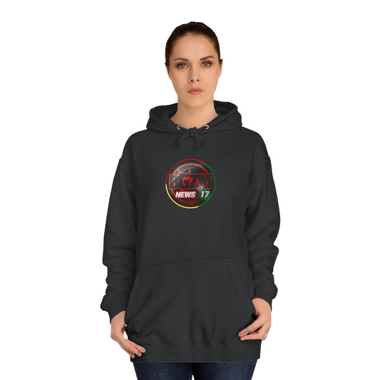 Unisex BGZM NEWS 17 CIRCLE LOGO College Hoodie