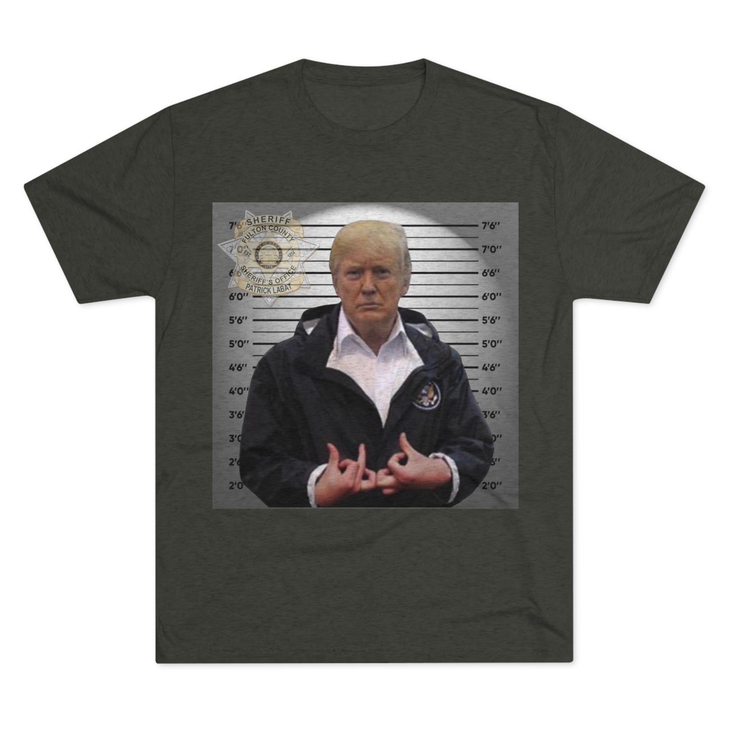 Trump is a Blood Unisex Tri-Blend Crew Tee