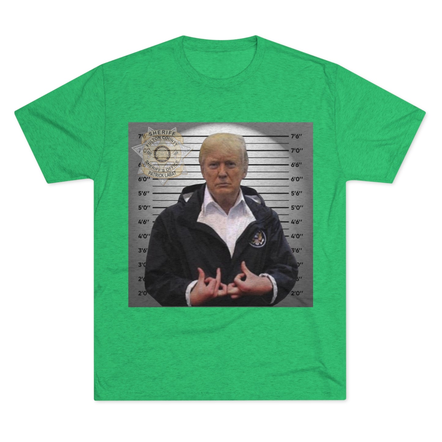 Trump is a Blood Unisex Tri-Blend Crew Tee