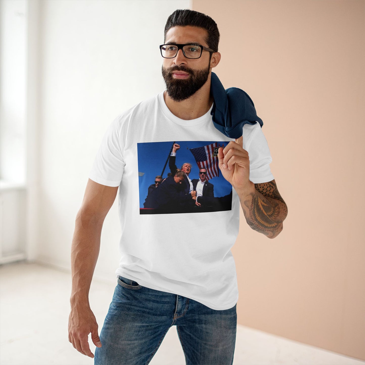 Trump Fights For USA T Shirt