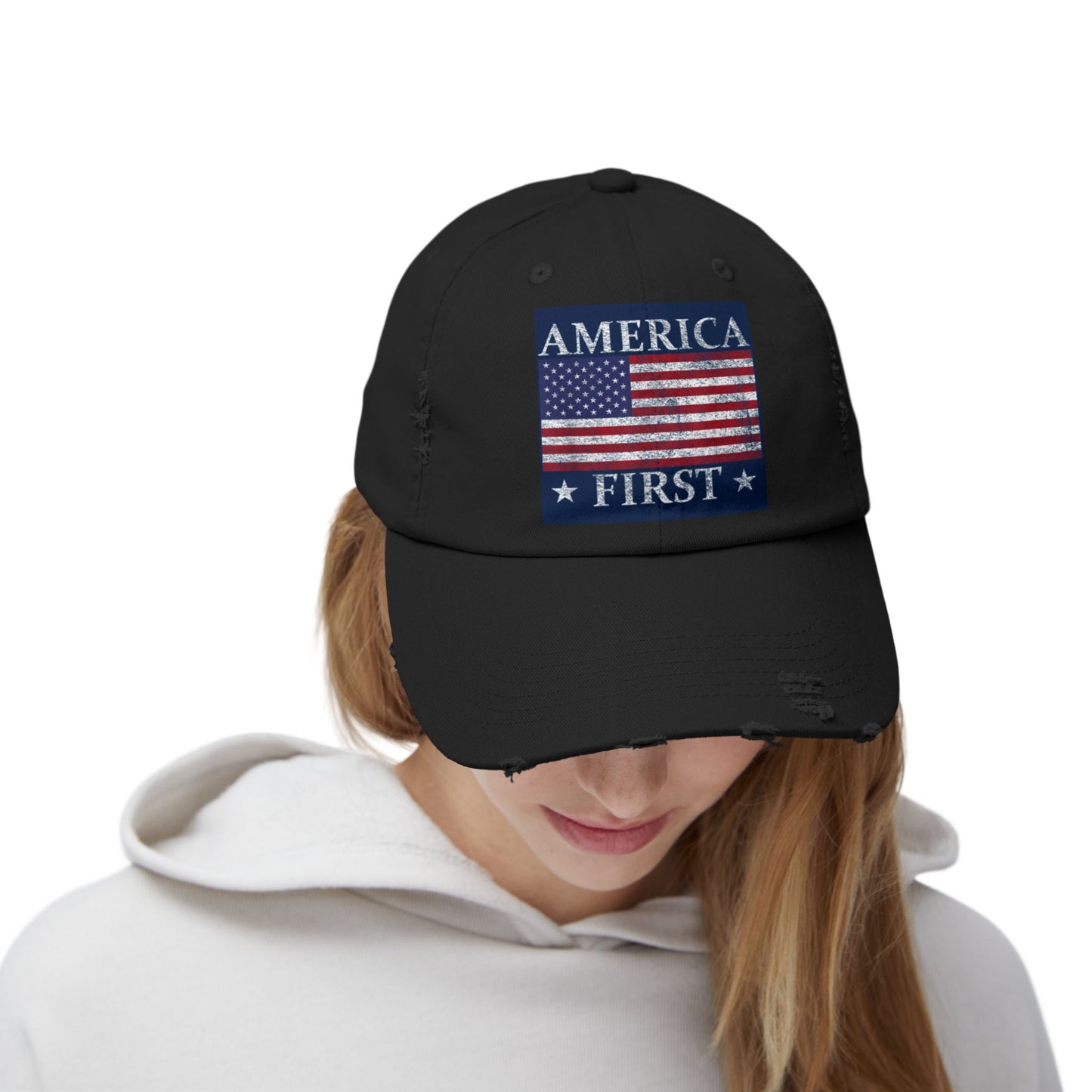 America First Tattered Hats