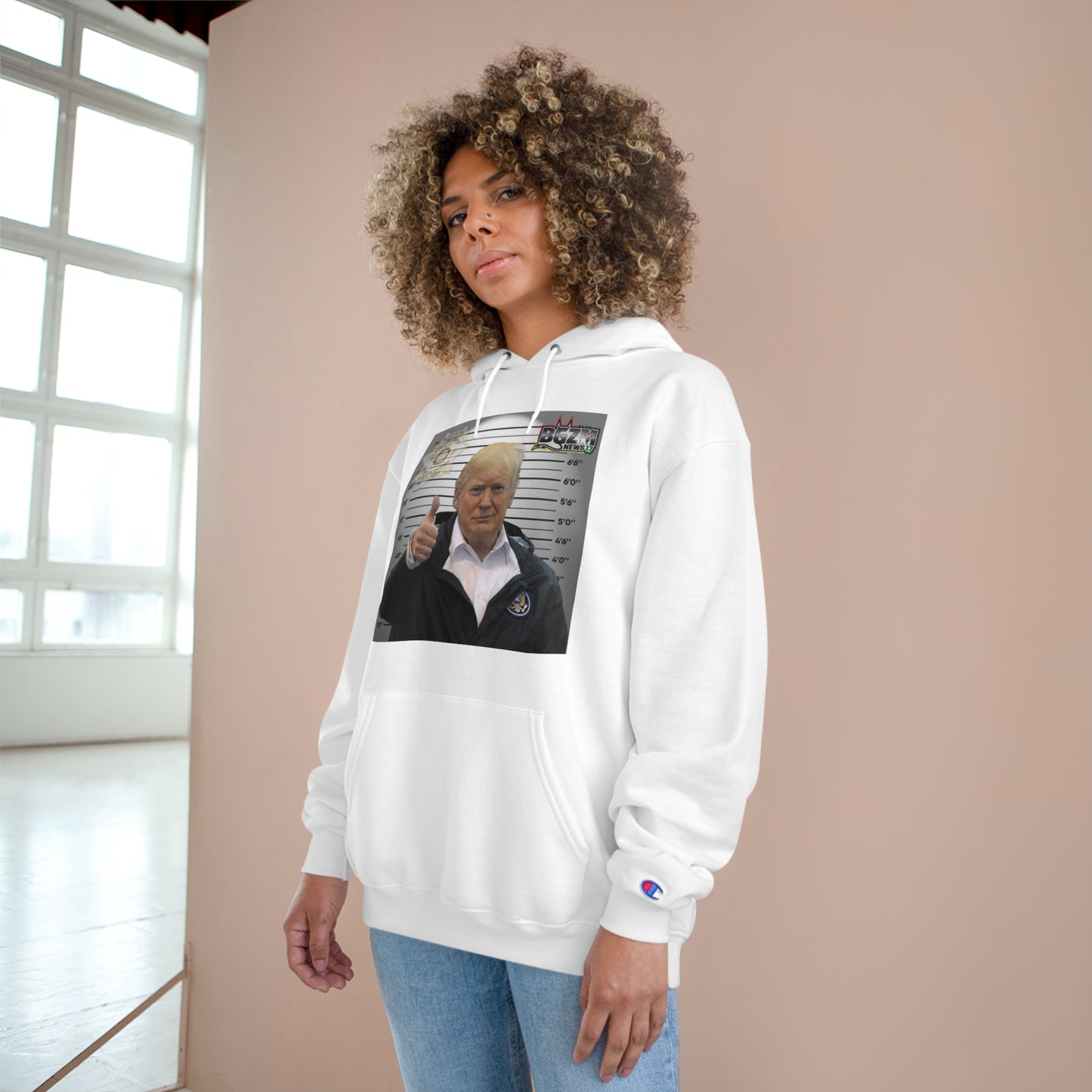 Thumbs Up for Trump Champion Hoodie