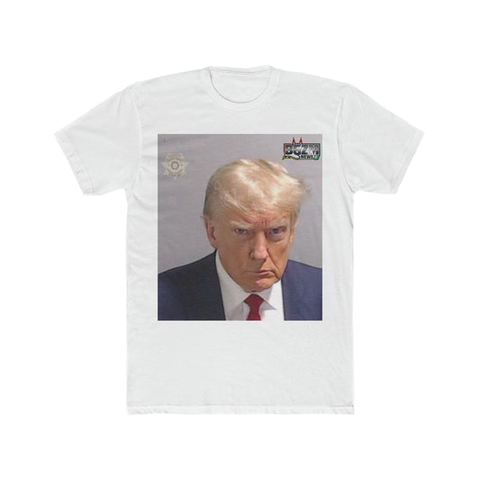 Trump Mugshot Men's Cotton Crew Tee