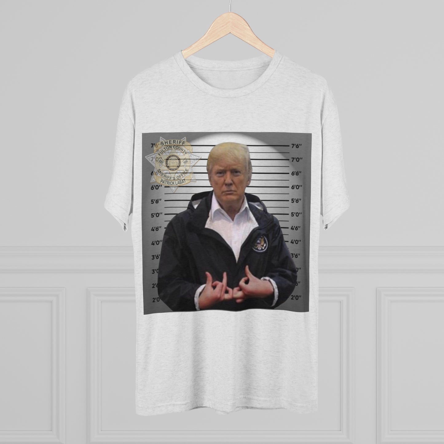 Trump is a Blood Unisex Tri-Blend Crew Tee