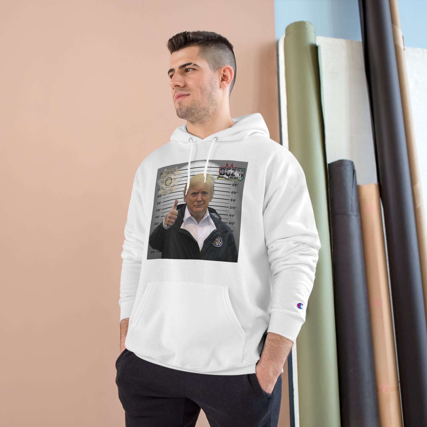 Thumbs Up for Trump Champion Hoodie
