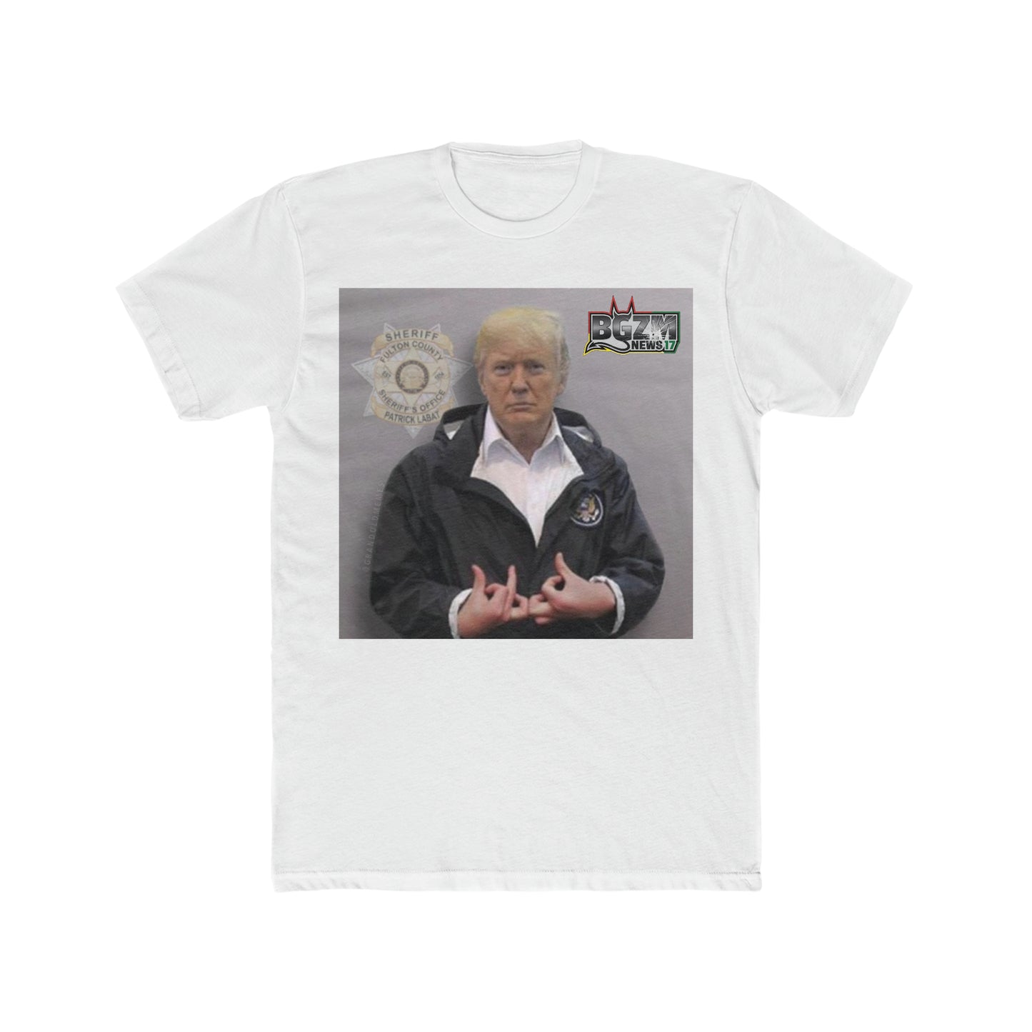 Trump Is a Blood Men's Cotton Crew Tee