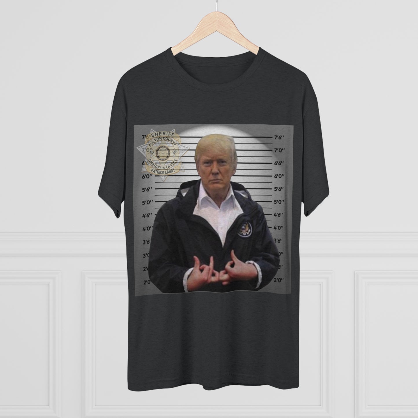 Trump is a Blood Unisex Tri-Blend Crew Tee