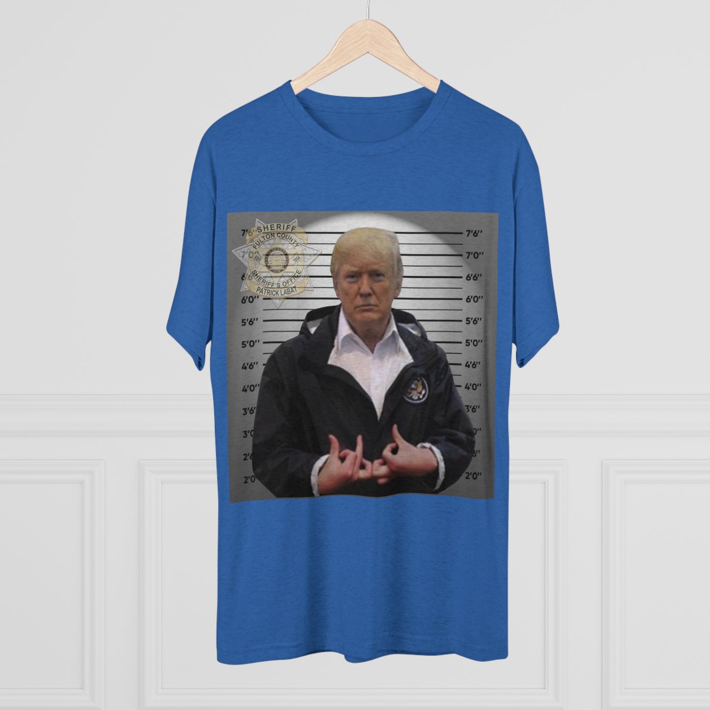 Trump is a Blood Unisex Tri-Blend Crew Tee