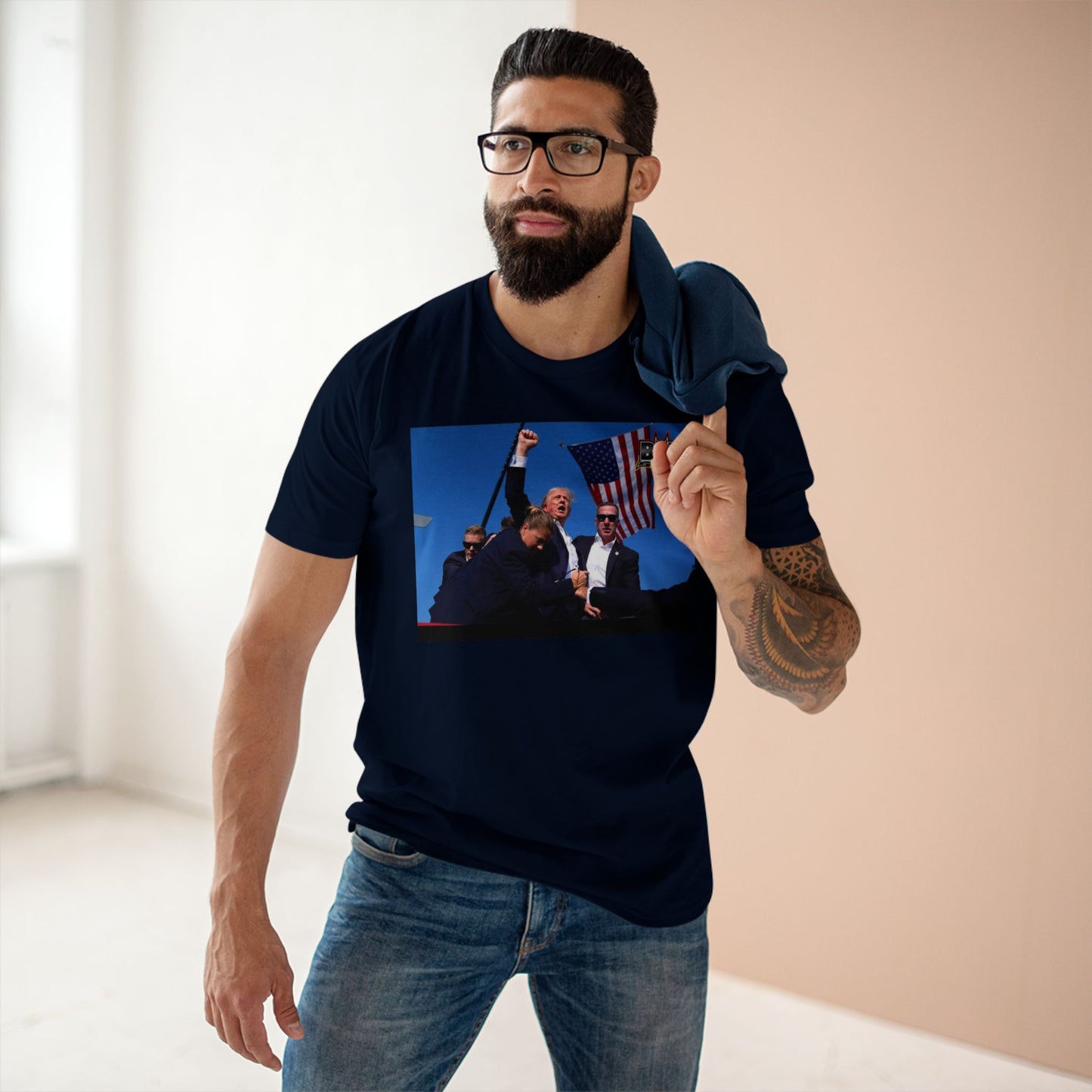 Trump Fights For USA T Shirt