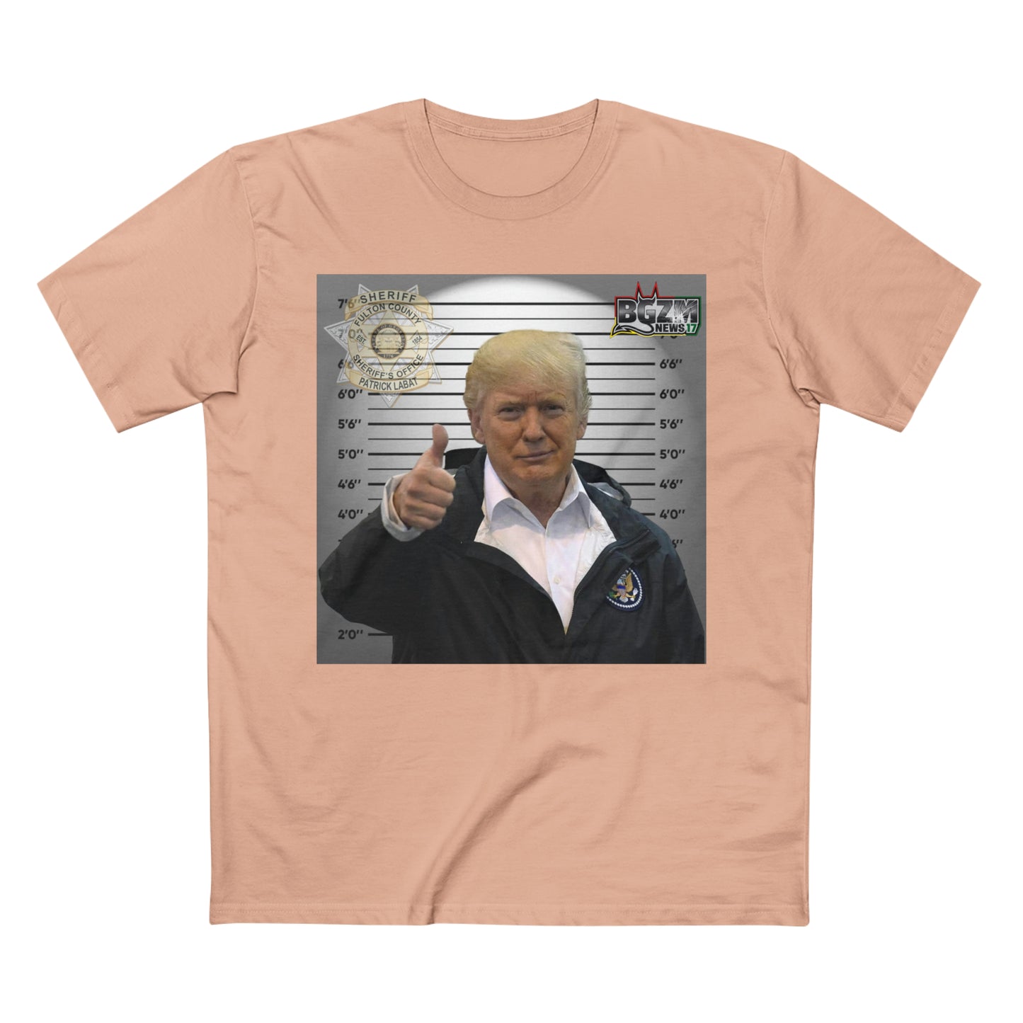 Thumbs Up For Trump Men's Staple Tee