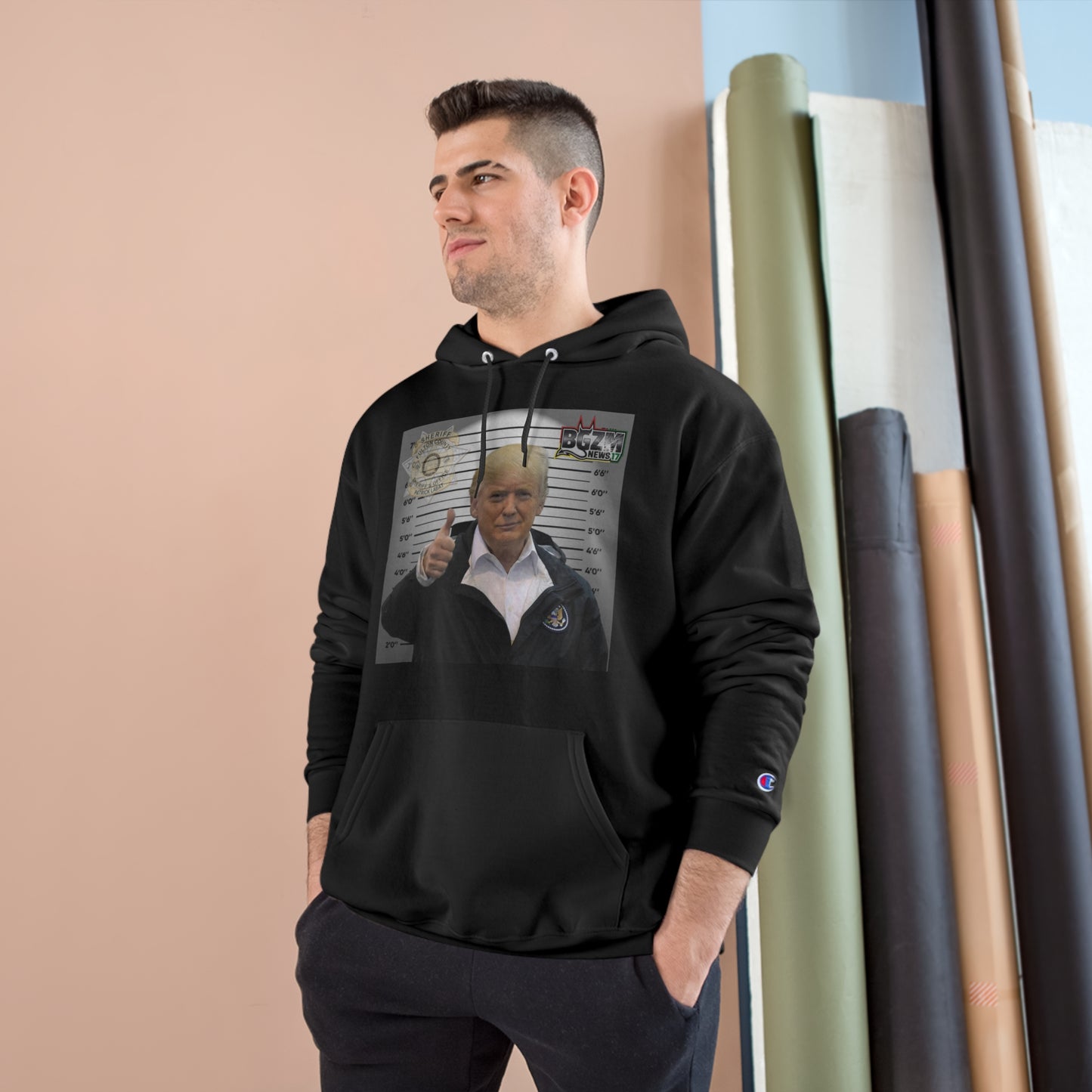 Thumbs Up for Trump Champion Hoodie