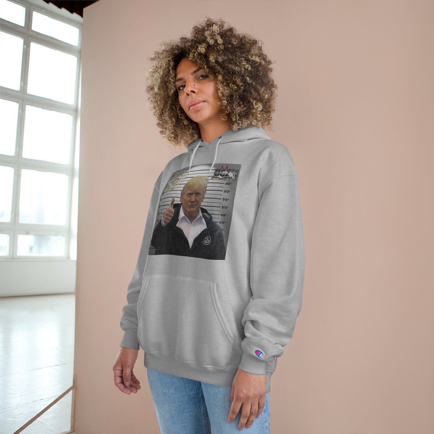 Thumbs Up for Trump Champion Hoodie