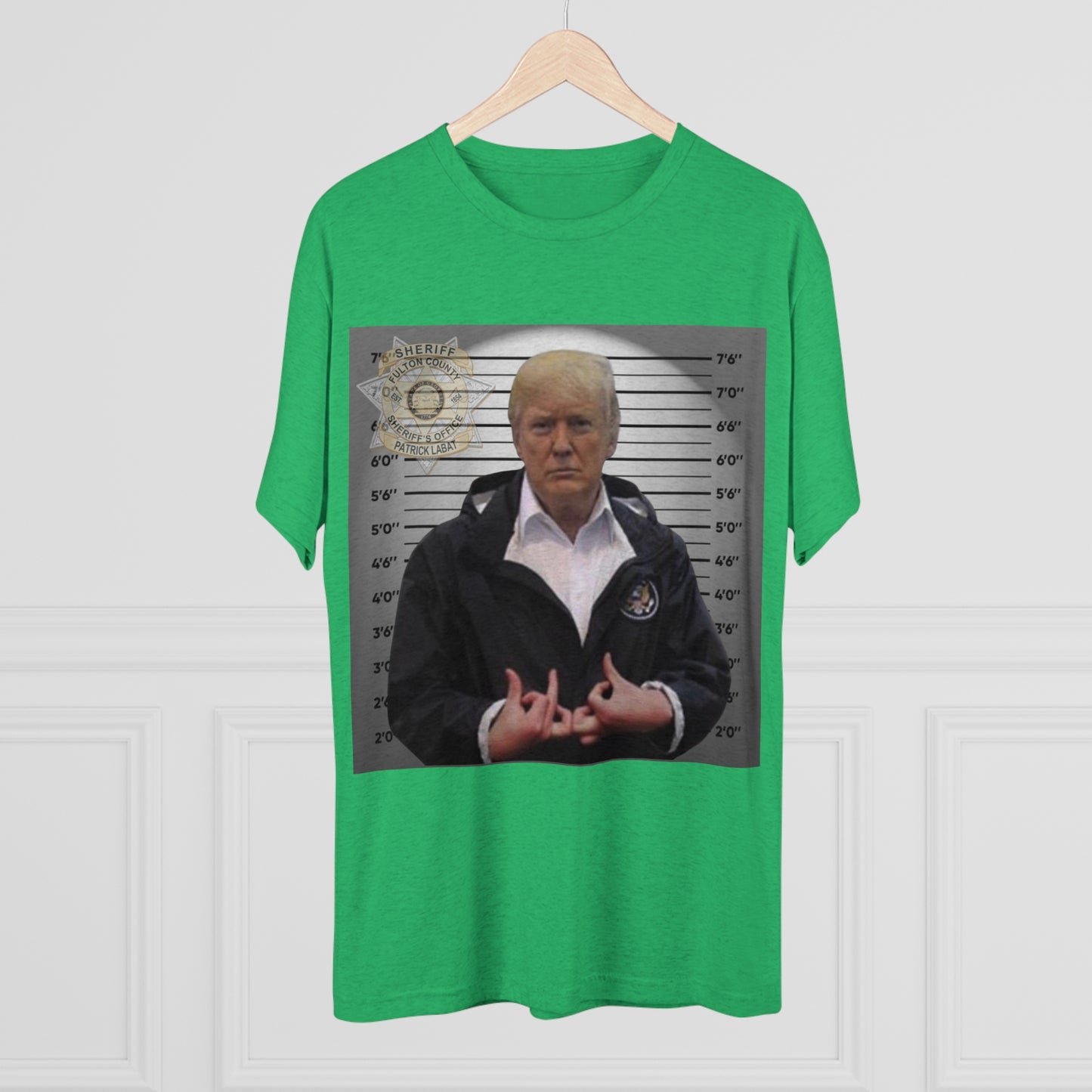 Trump is a Blood Unisex Tri-Blend Crew Tee