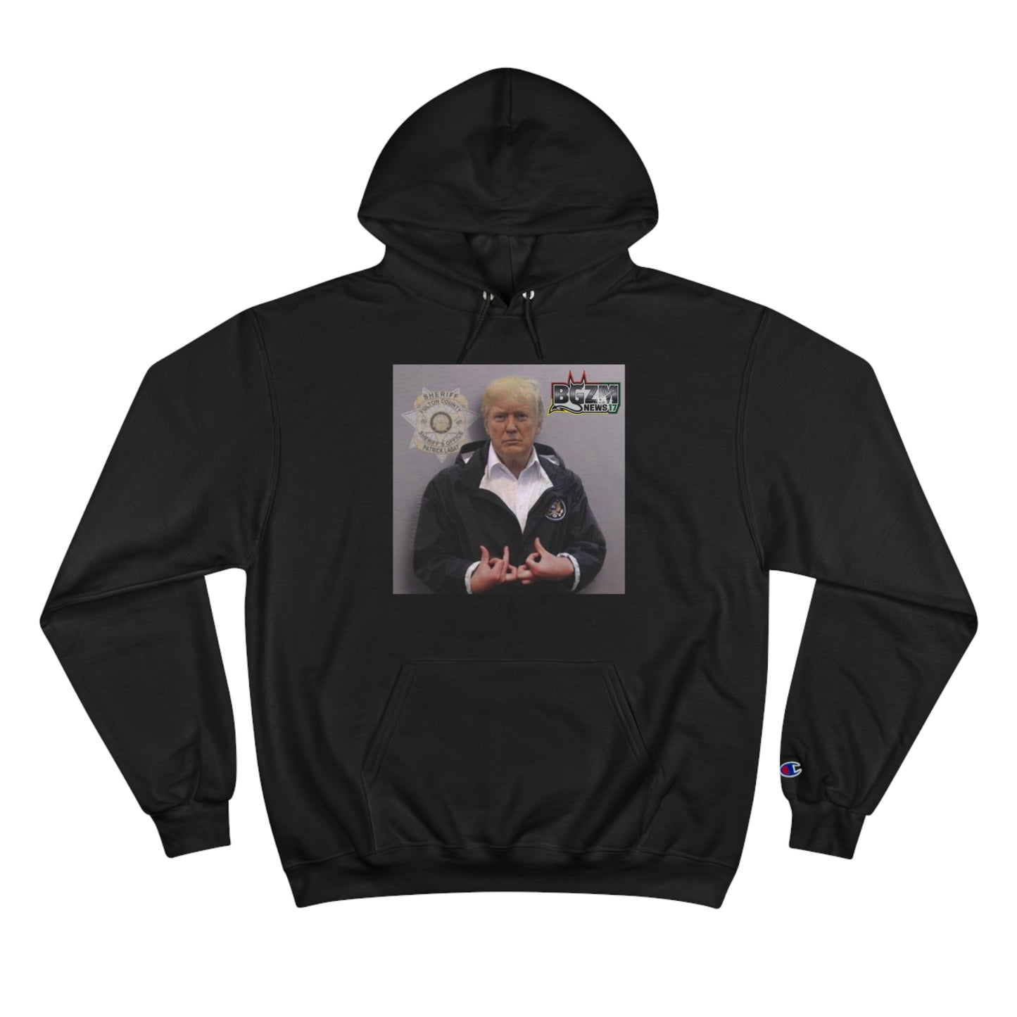 BGZM News 17 "Trump is a Blood" Champion Hoodie