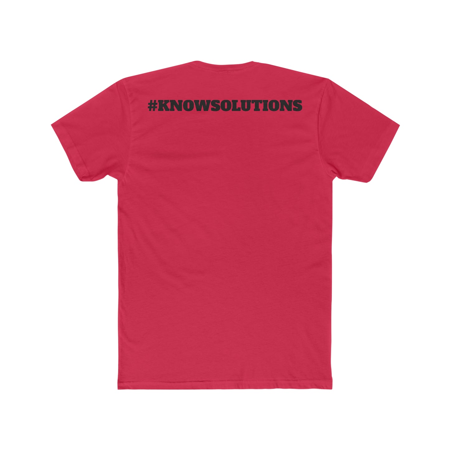 #KnowSolutions Men's Cotton Crew Tee