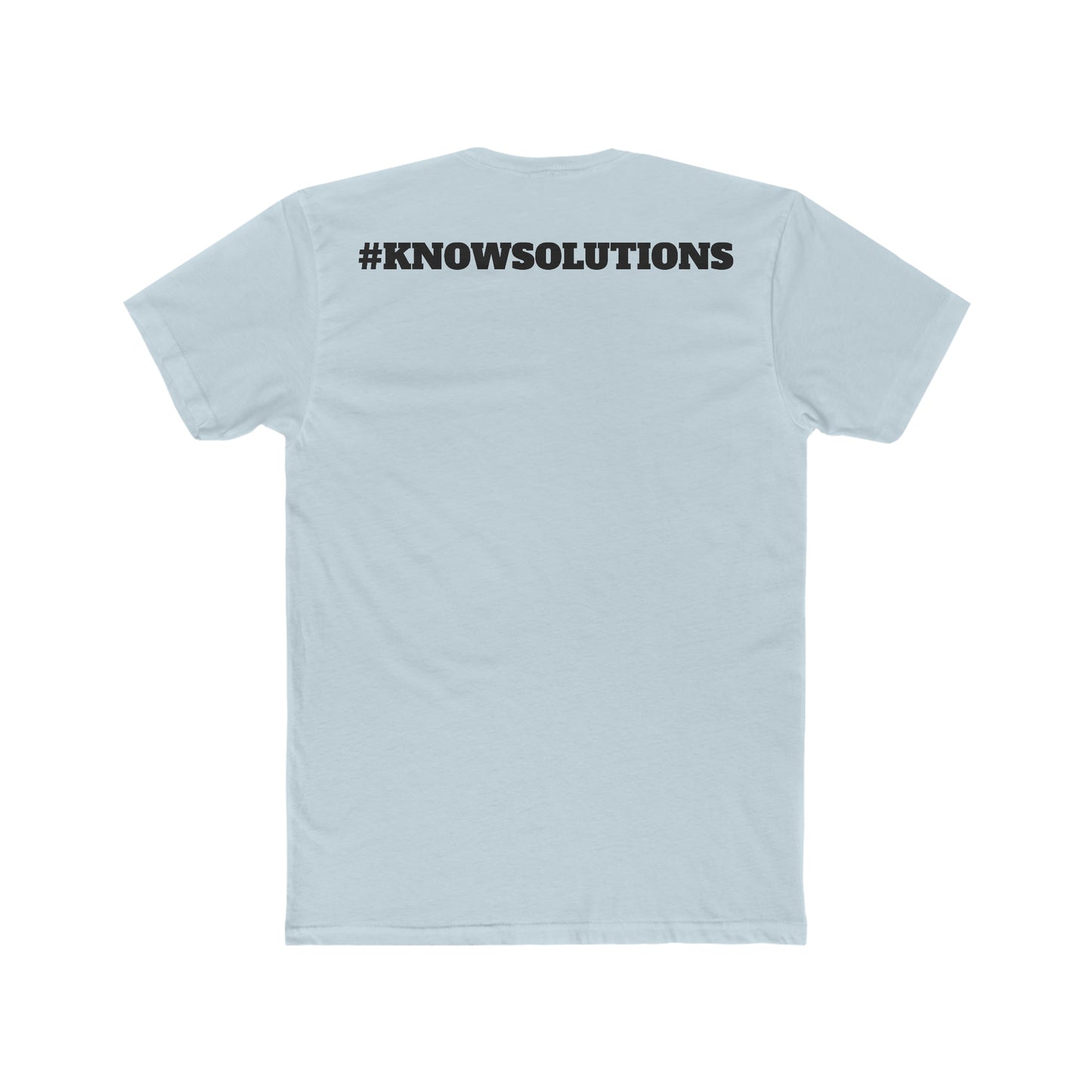 #KnowSolutions Men's Cotton Crew Tee