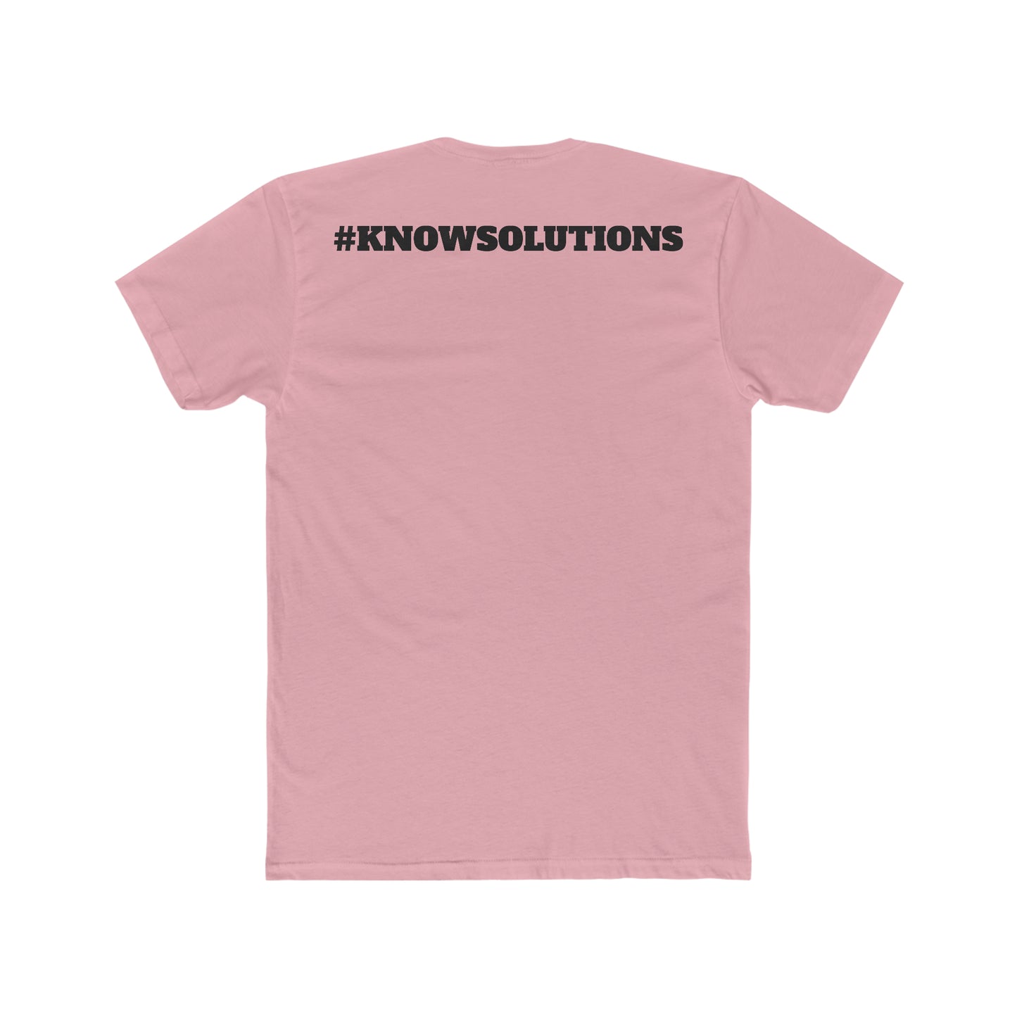 #KnowSolutions Men's Cotton Crew Tee