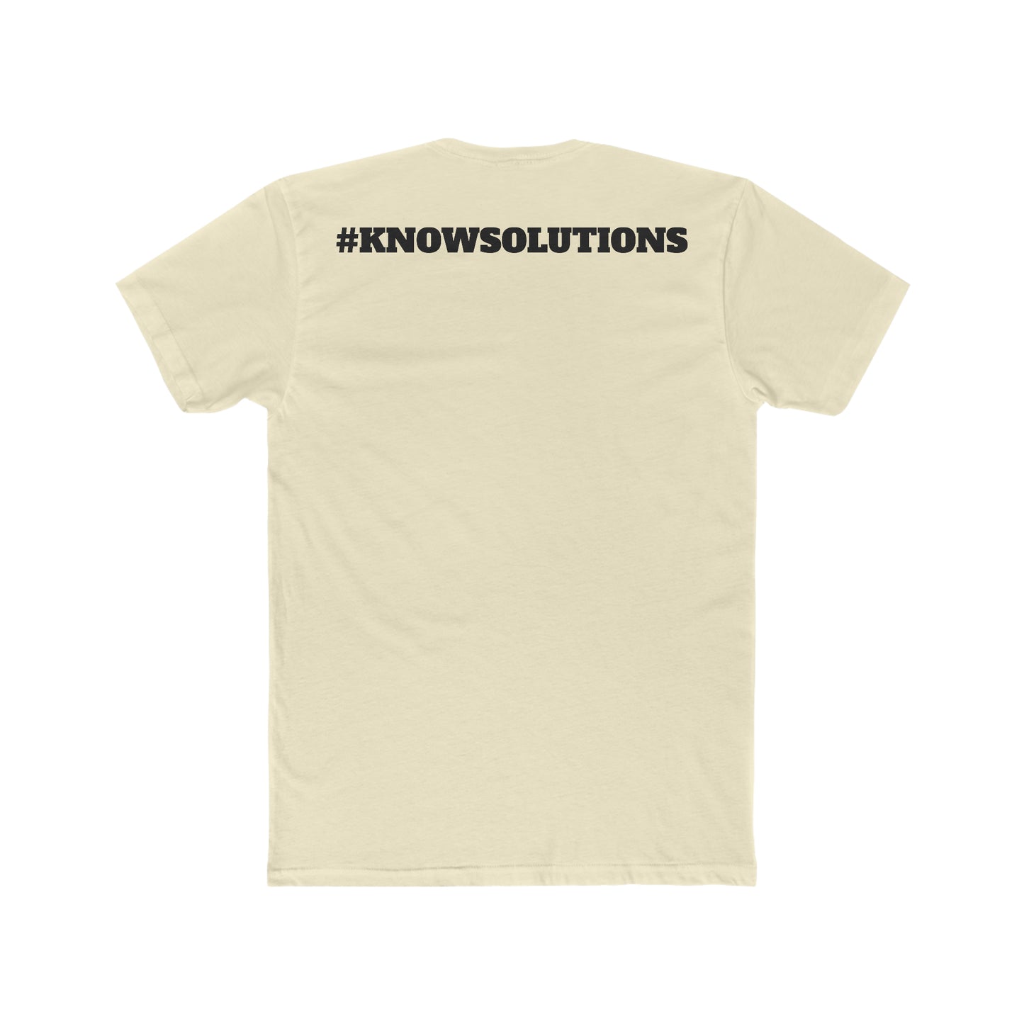 #KnowSolutions Men's Cotton Crew Tee