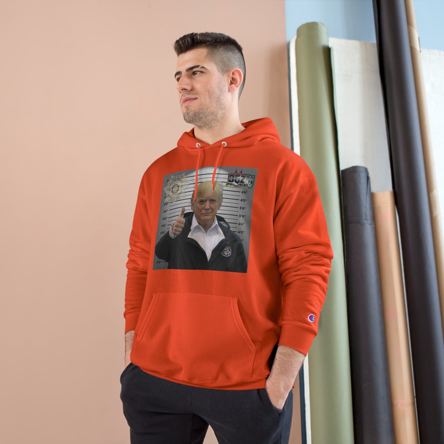 Thumbs Up for Trump Champion Hoodie