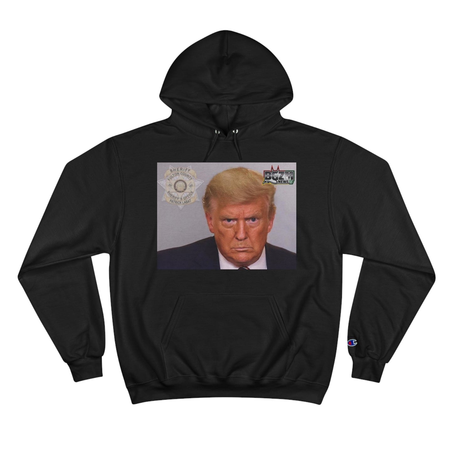 Trump 2024 Mugshot 2 Champion Hoodie