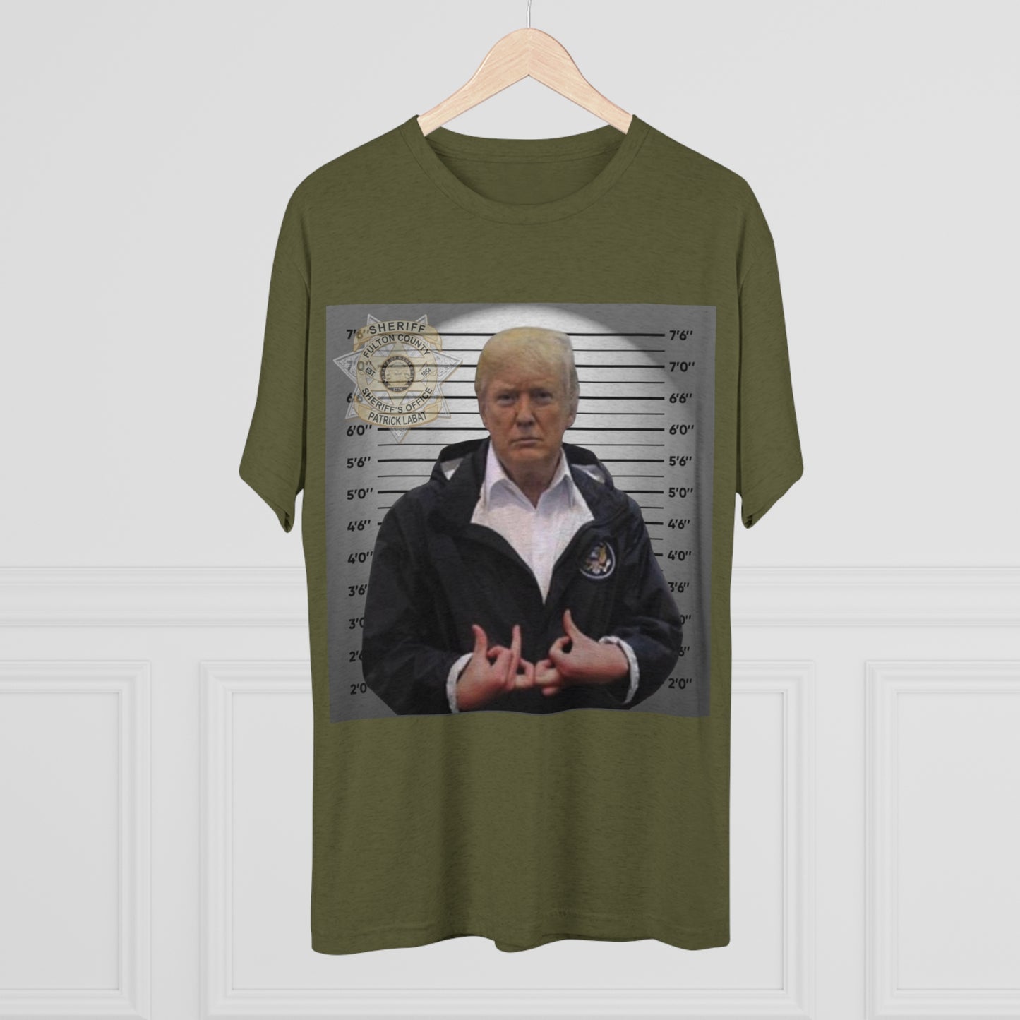 Trump is a Blood Unisex Tri-Blend Crew Tee