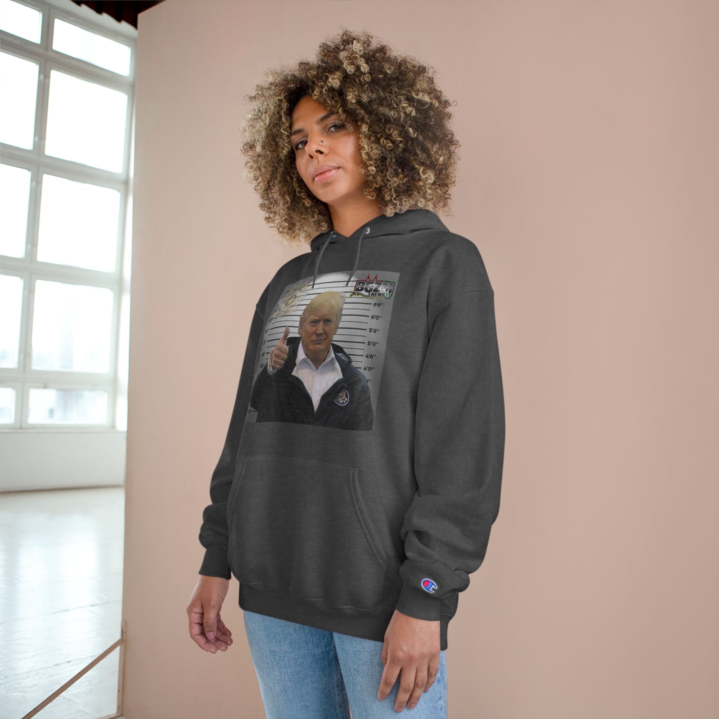 Thumbs Up for Trump Champion Hoodie