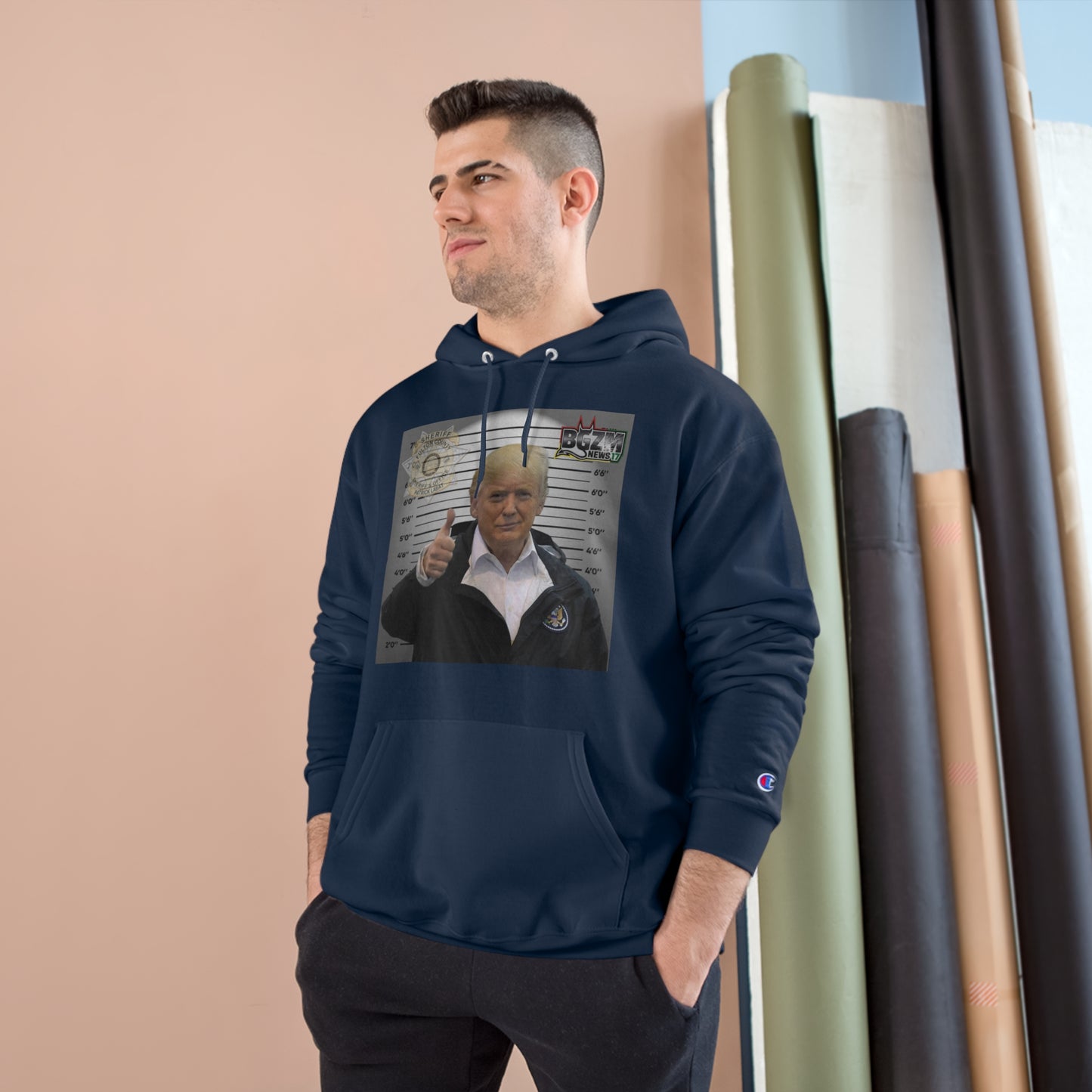 Thumbs Up for Trump Champion Hoodie
