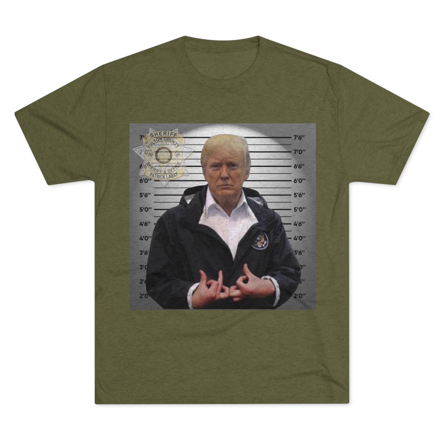 Trump is a Blood Unisex Tri-Blend Crew Tee