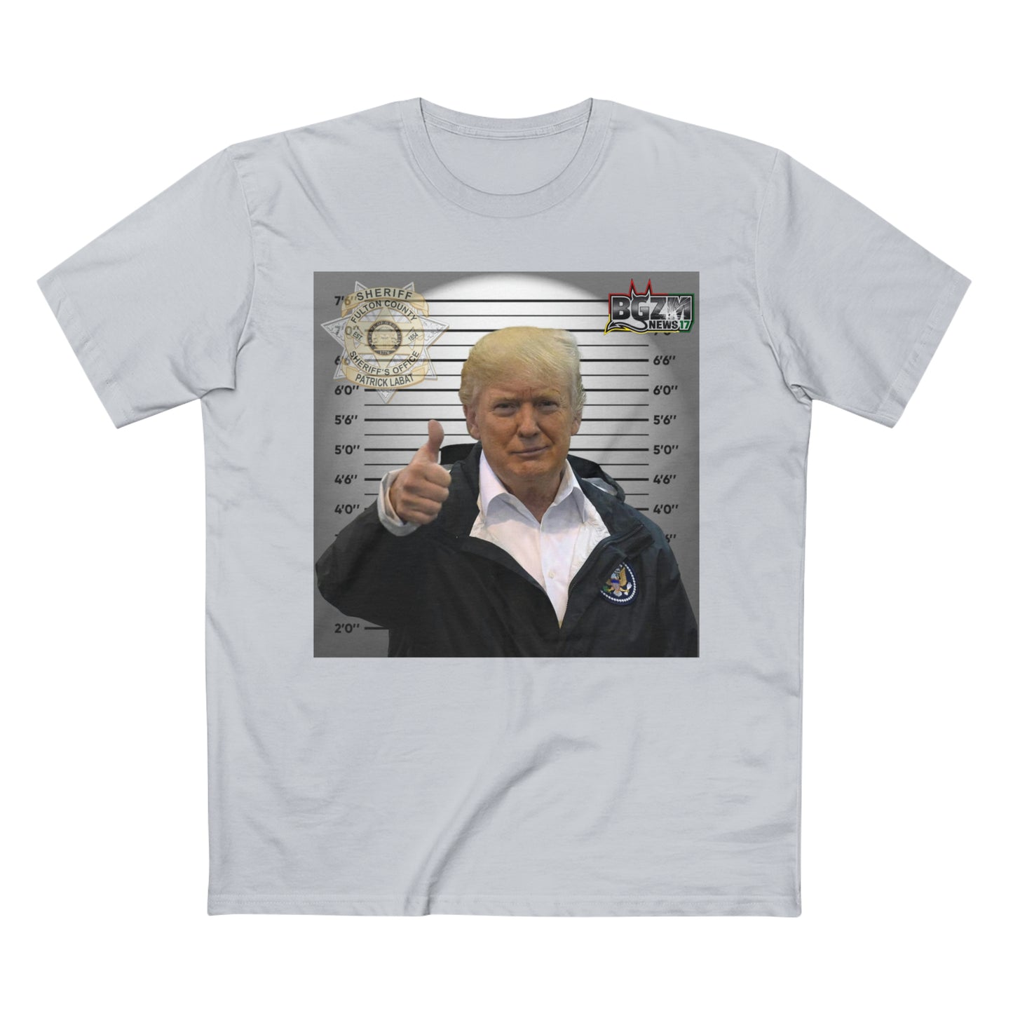 Thumbs Up For Trump Men's Staple Tee
