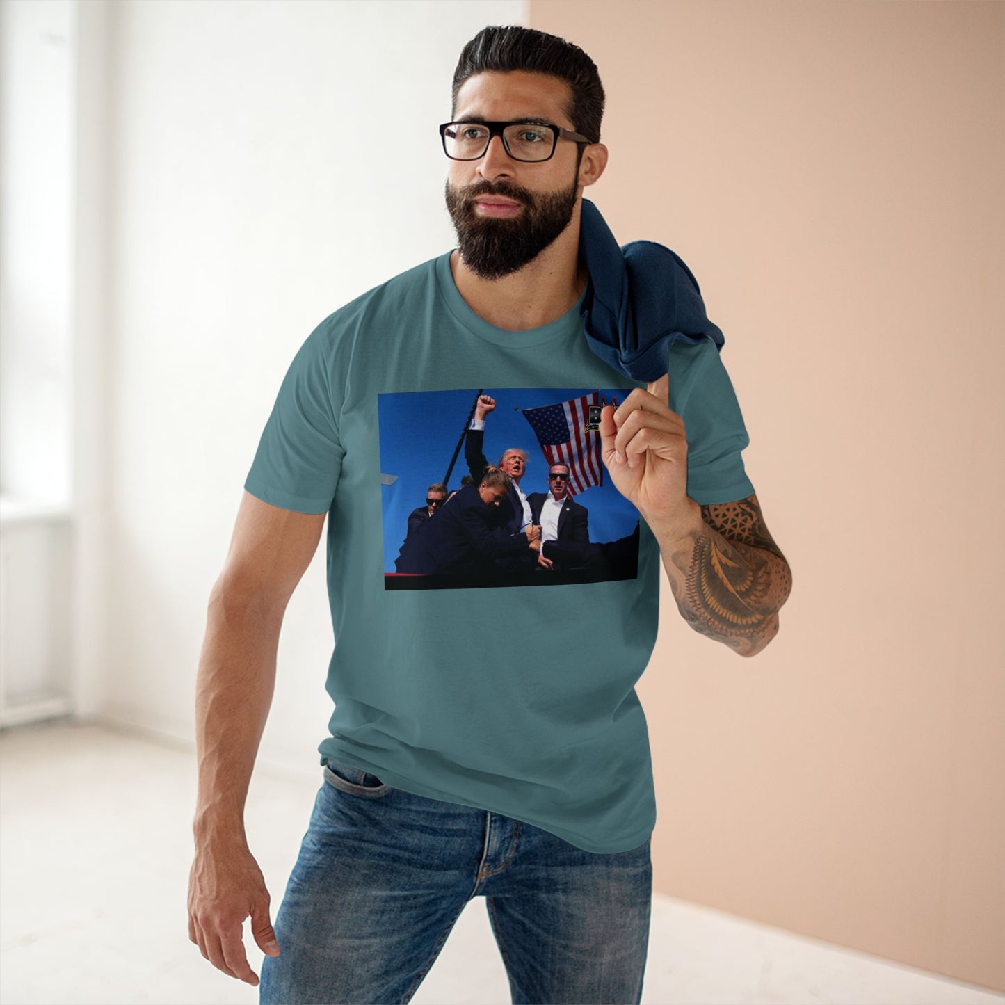 Trump Fights For USA T Shirt