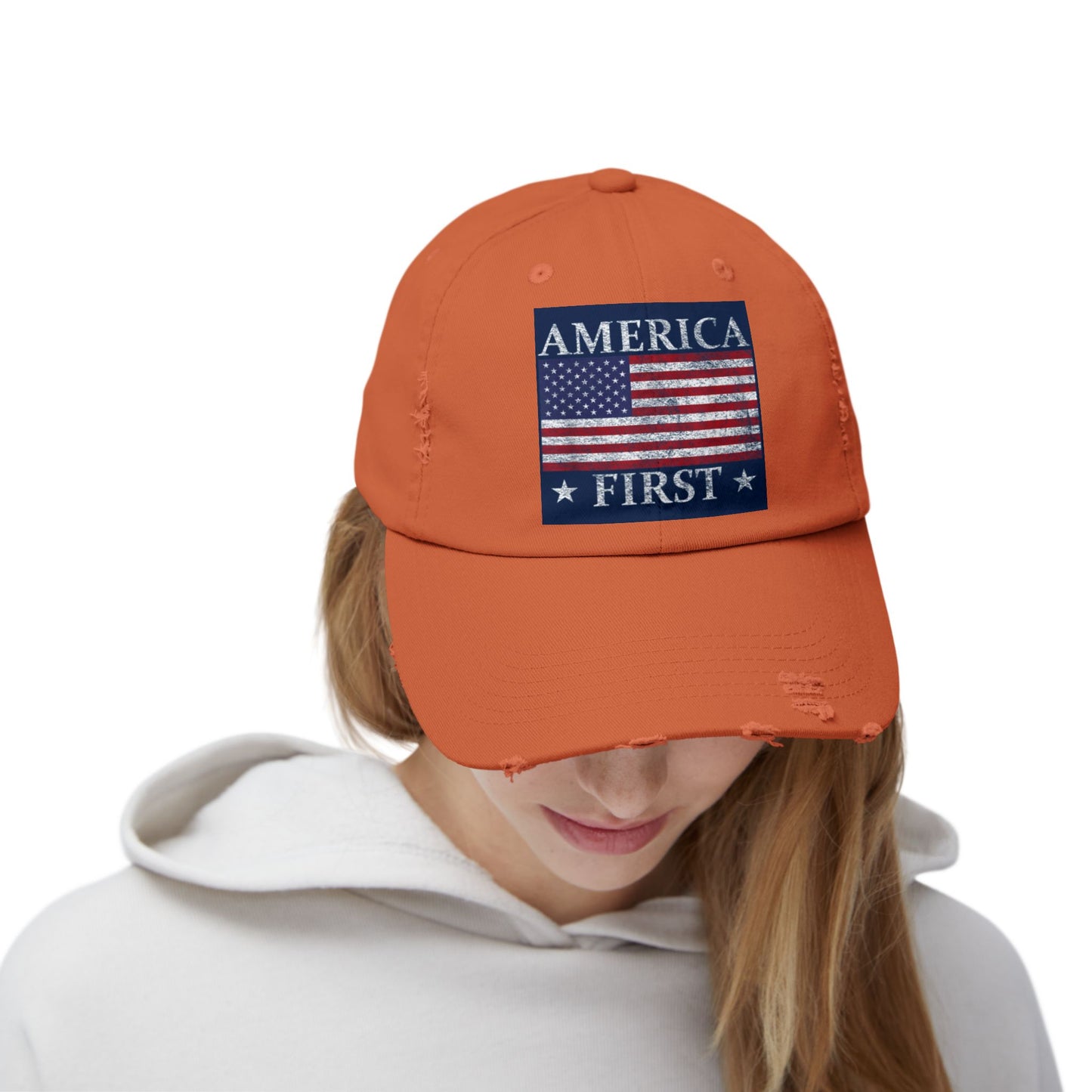 America First Tattered Hats