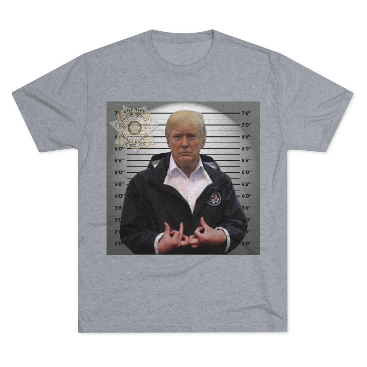 Trump is a Blood Unisex Tri-Blend Crew Tee