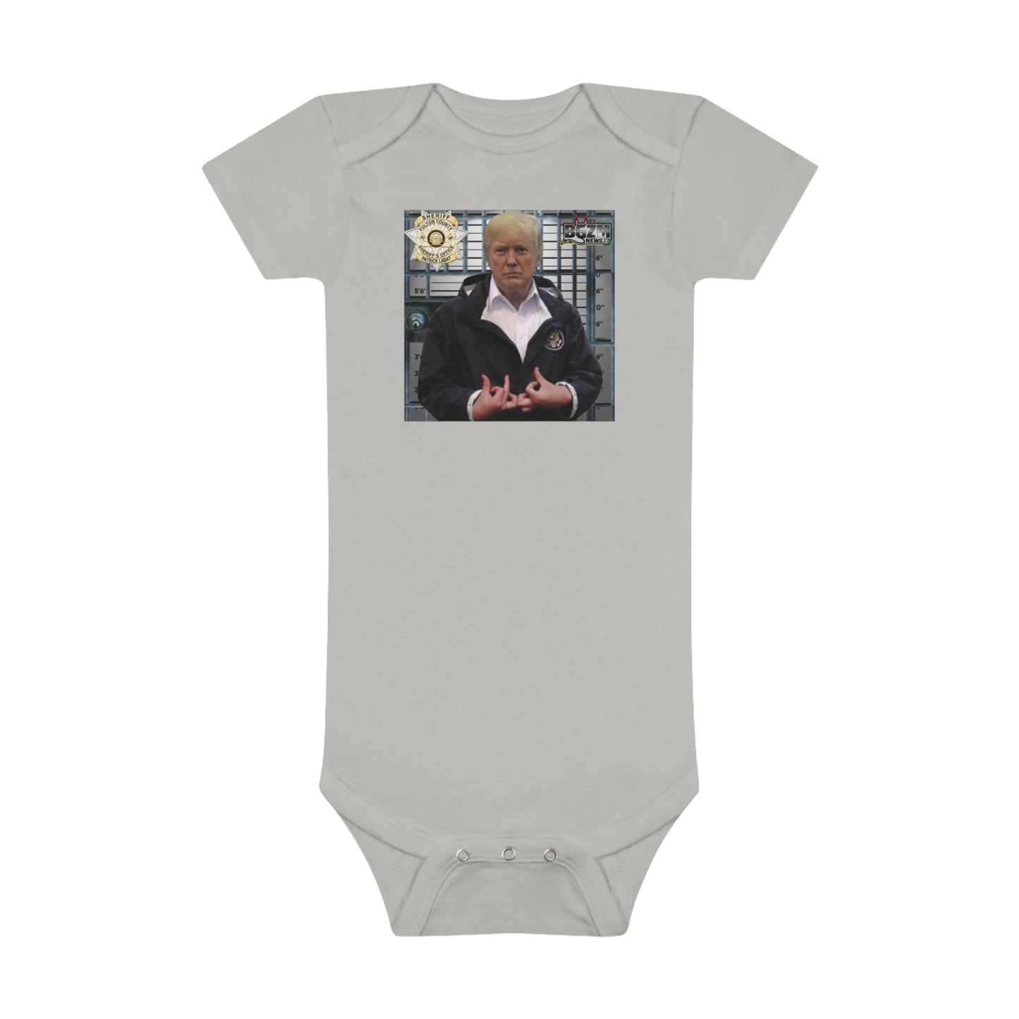 Trump Is a Blood Onesie Mug Shot