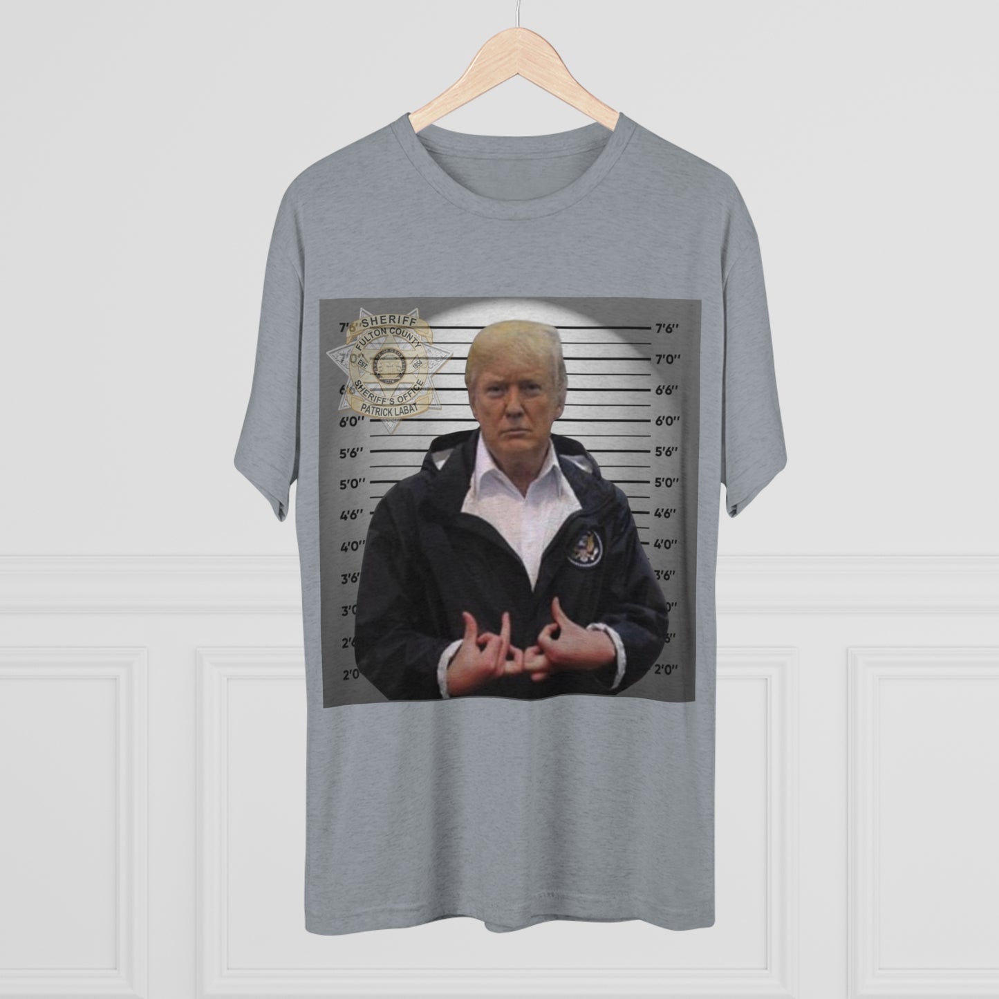 Trump is a Blood Unisex Tri-Blend Crew Tee