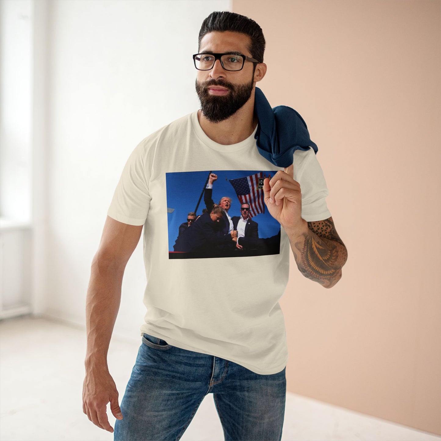 Trump Fights For USA T Shirt