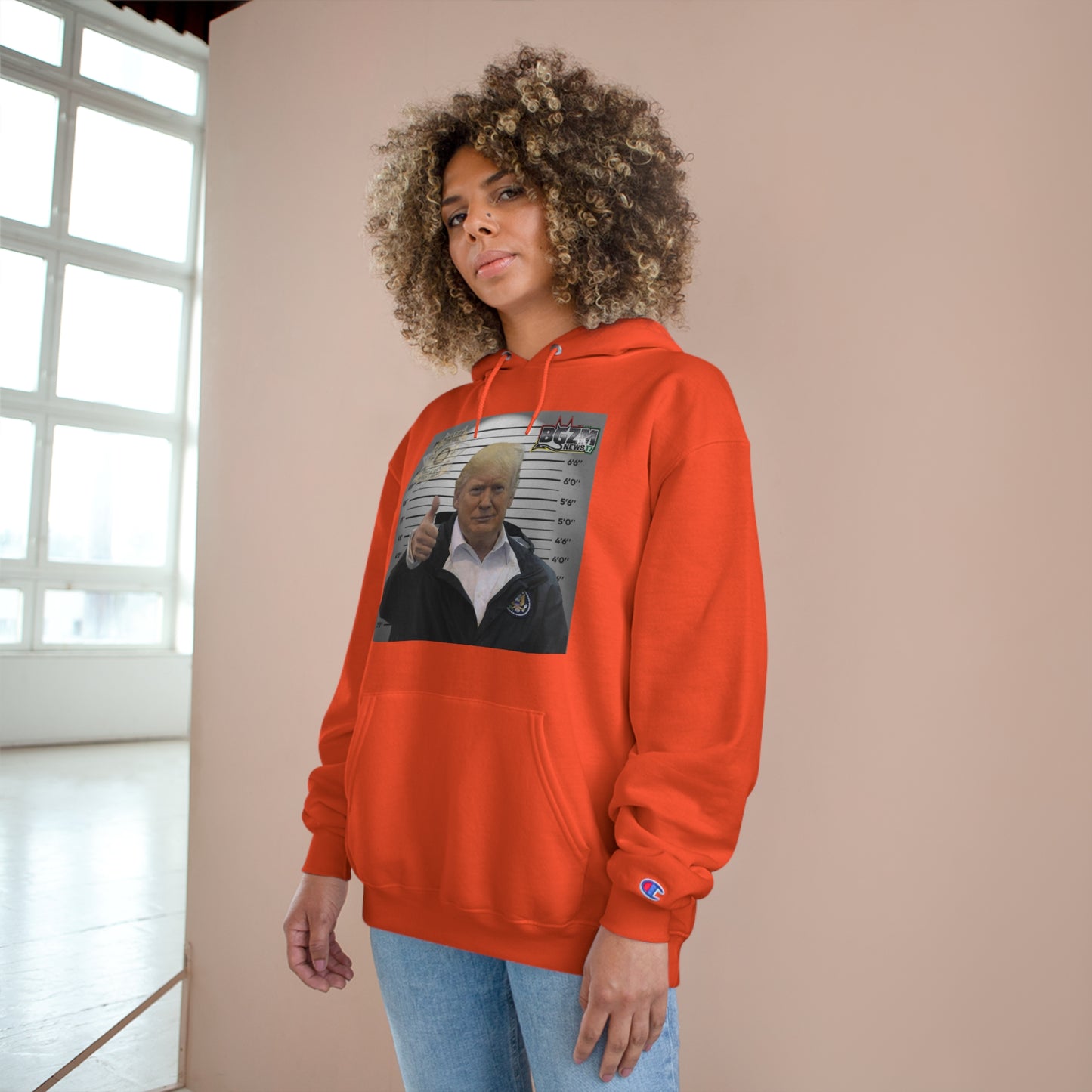 Thumbs Up for Trump Champion Hoodie