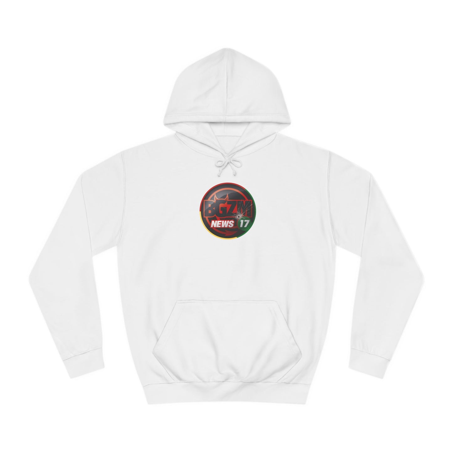 Unisex BGZM NEWS 17 CIRCLE LOGO College Hoodie