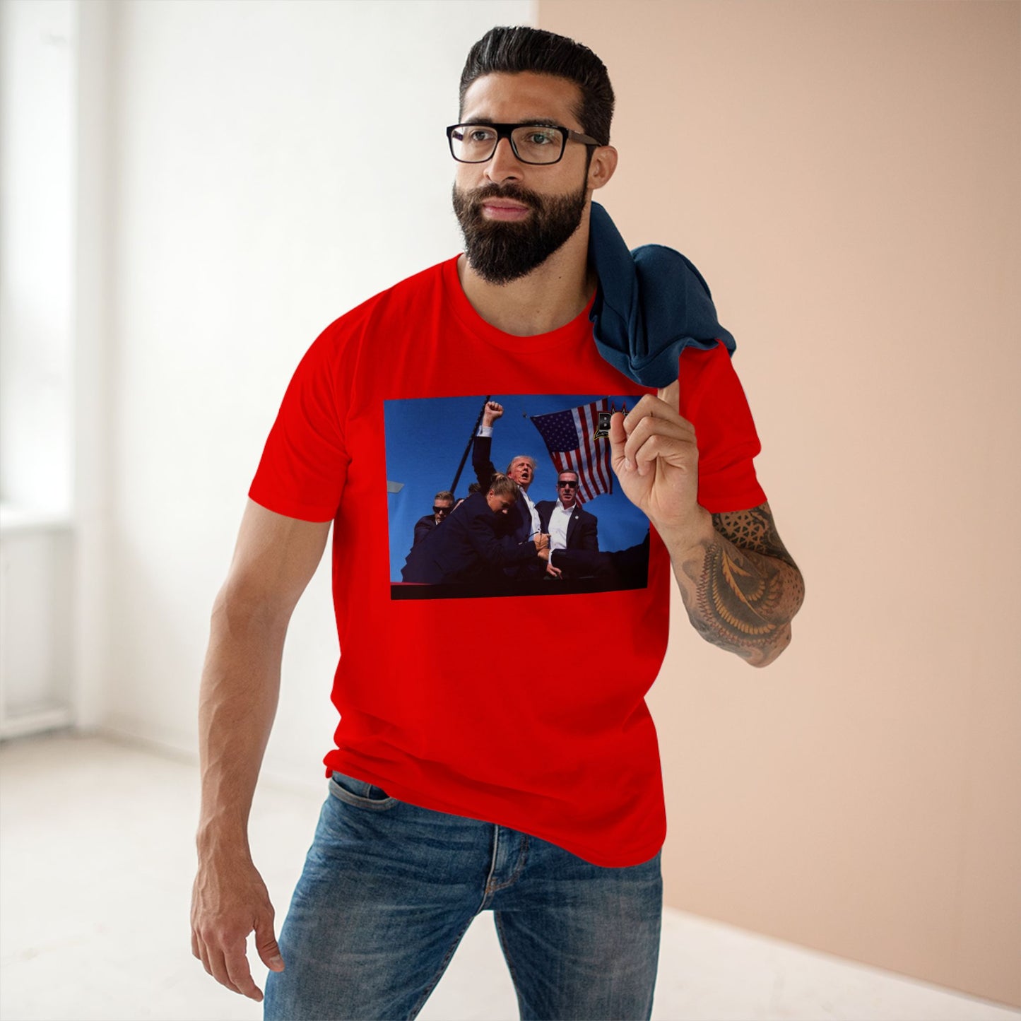 Trump Fights For USA T Shirt