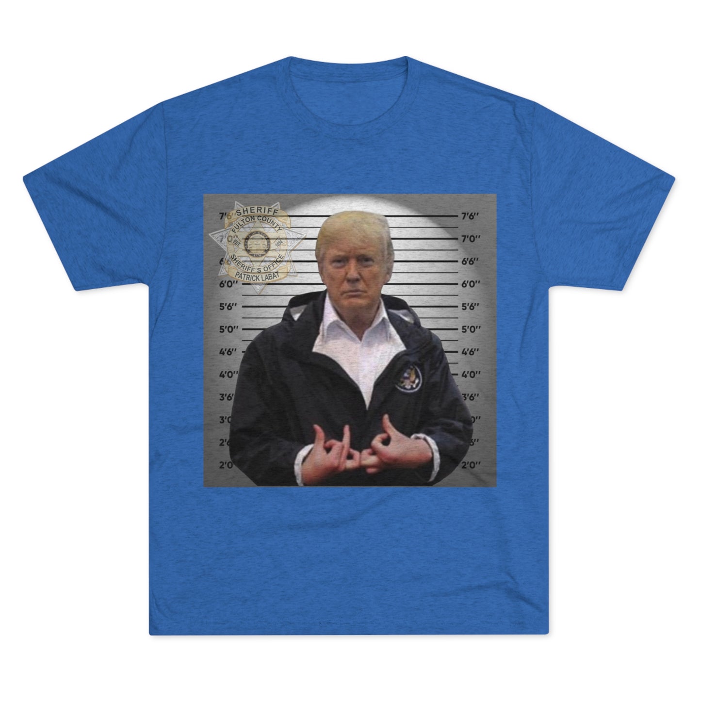 Trump is a Blood Unisex Tri-Blend Crew Tee