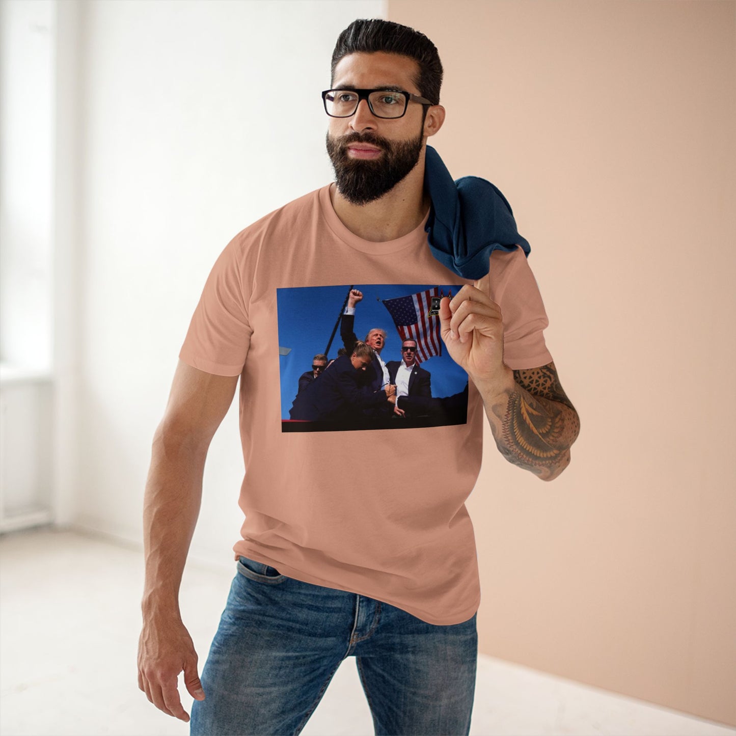 Trump Fights For USA T Shirt