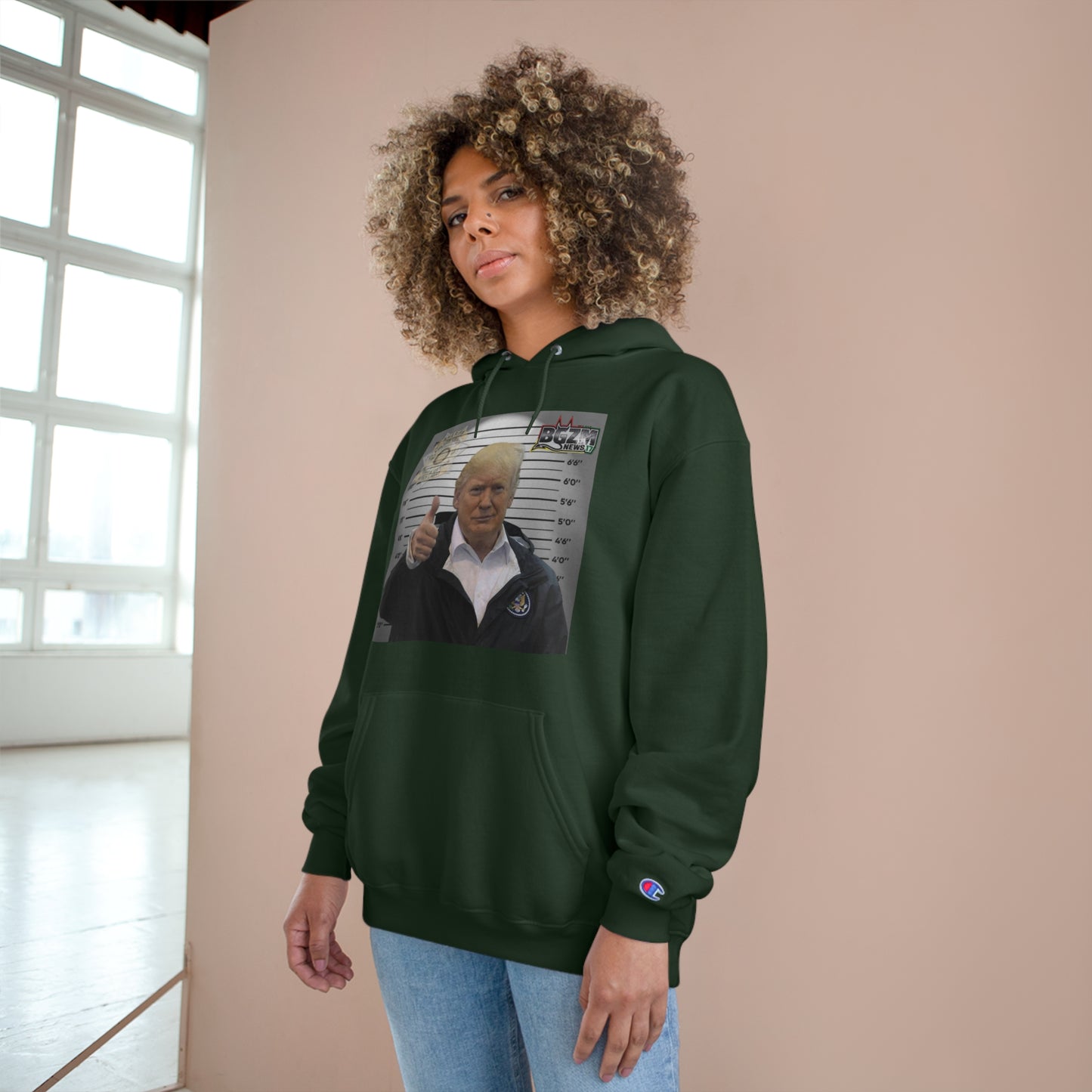 Thumbs Up for Trump Champion Hoodie