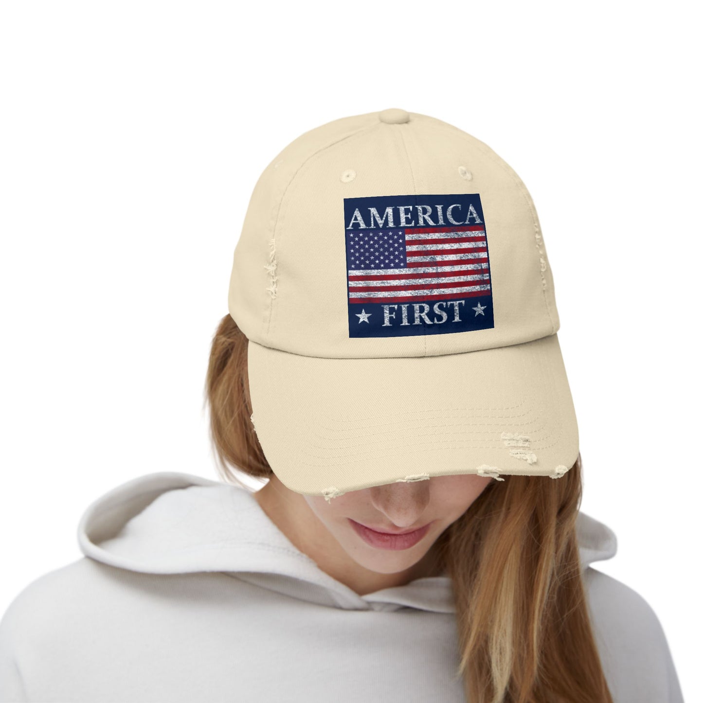 America First Tattered Hats