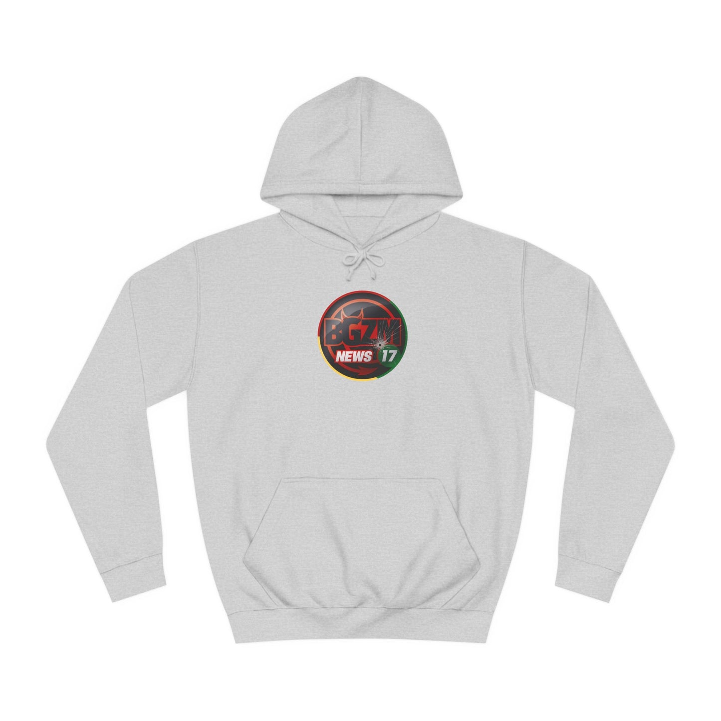 Unisex BGZM NEWS 17 CIRCLE LOGO College Hoodie