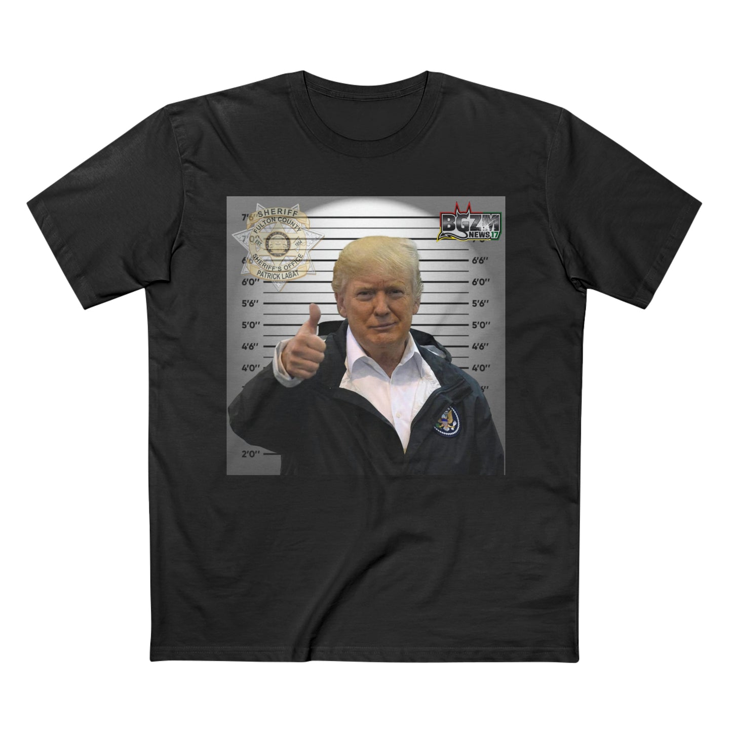 Thumbs Up For Trump Men's Staple Tee